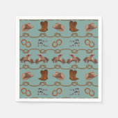 Cowboy-Party Serviette (Vorderseite)