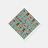 Cowboy-Party Serviette (Ecke)