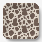 Cowboy Party Teller | Kuhdruckpapier-Teller (Vorderseite)