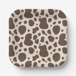 Cowboy Party Teller | Kuhdruckpapier-Teller