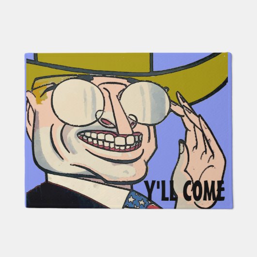 Cowboy Personalize Floor Mat Fußmatte (Vorderseite)