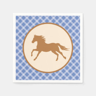 Cowboy Pferd Kindergeburtstagsfeier Thema Serviette