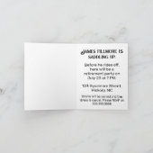 Cowboy, Pferd & Sonnenuntergang Einladung (Innenseite)