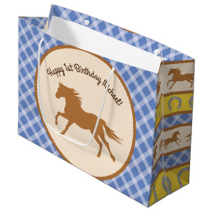 Cowboy-Pferdepony-niedliches 1. Große Geschenktüte