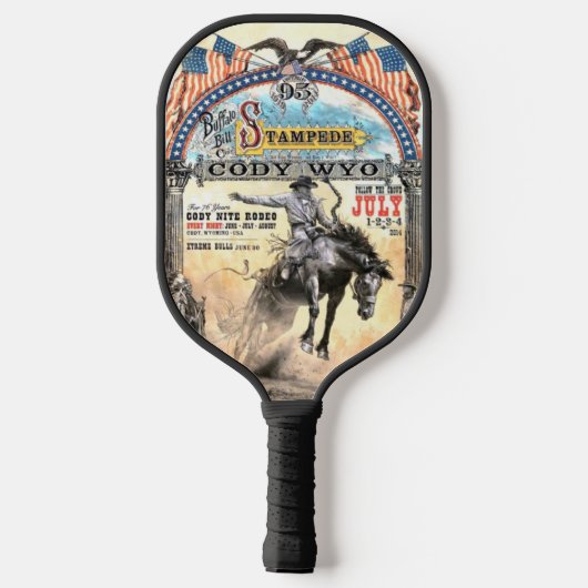 Cowboy Pickleball Paddle (Rückseite)