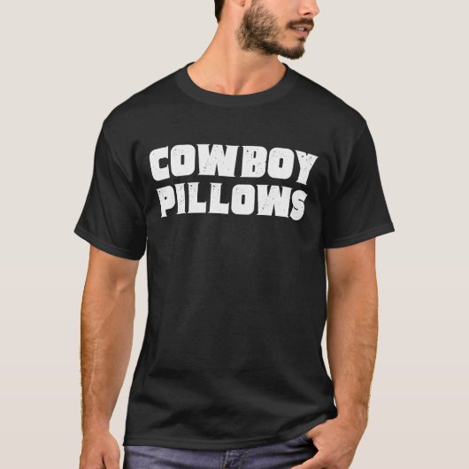 Cowboy Pillows Western Cowgirl Cowboy Kissen T-Shirt (Vorderseite)
