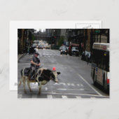 Cowboy-Polizist Postkarte (Vorne/Hinten)