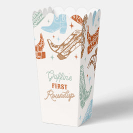 Cowboy Popcorn Favor Box Geschenkschachtel