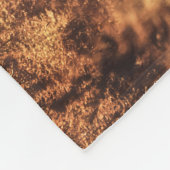 Cowboy Portrait USA Flag Thema. Fleecedecke (Ecke)