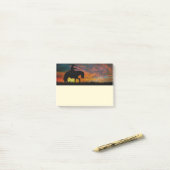 Cowboy Post-It-Notes Post-it Klebezettel (Auf Schreibtisch)