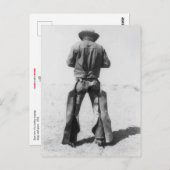 Cowboy Postcard Postkarte (Vorne/Hinten)