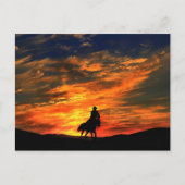 Cowboy Postcard Postkarte (Vorderseite)