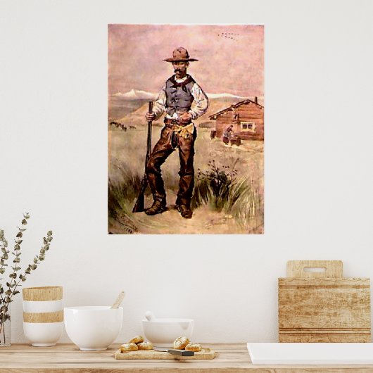 Cowboy Poster (Küche)