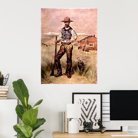 Cowboy Poster (Heimbüro)