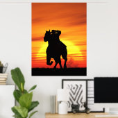 Cowboy Poster (Heimbüro)