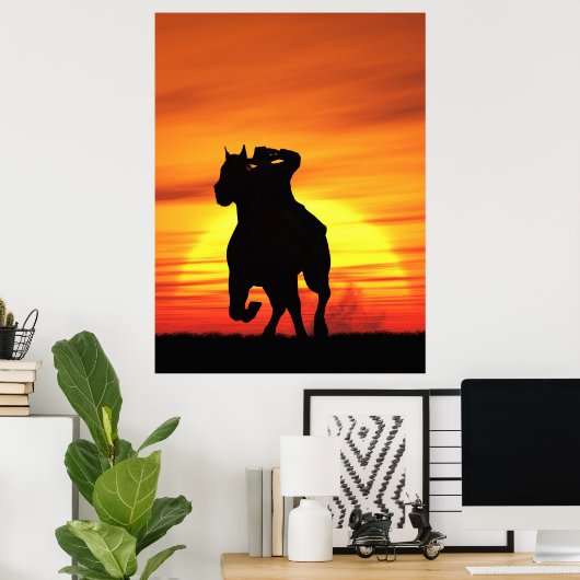 Cowboy Poster (Heimbüro)