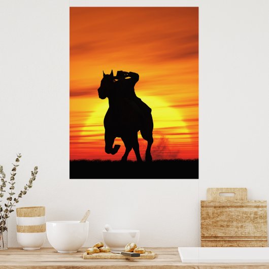 Cowboy Poster (Küche)