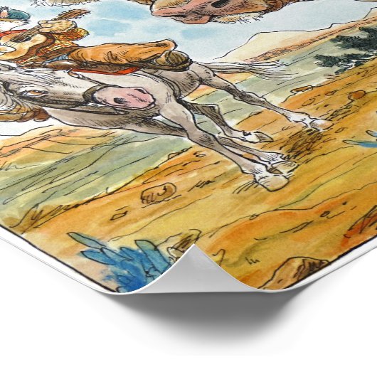 Cowboy Poster singen (Ecke)