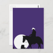 Cowboy Postkarte (Vorne/Hinten)