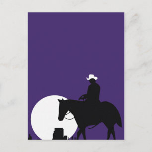 Cowboy Postkarte