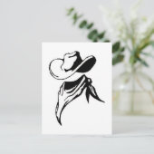 Cowboy Postkarte (Stehend Vorderseite)