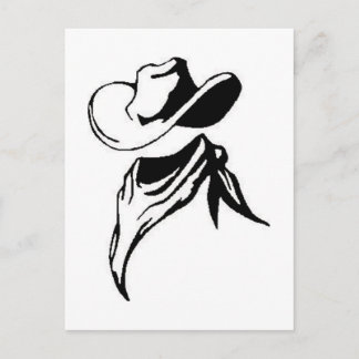 Cowboy Postkarte