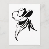 Cowboy Postkarte (Vorderseite)