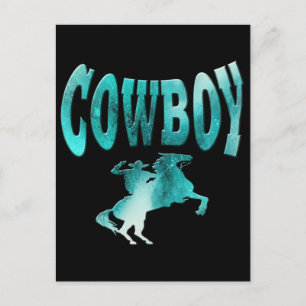 Cowboy Postkarte