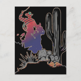 Cowboy Postkarte