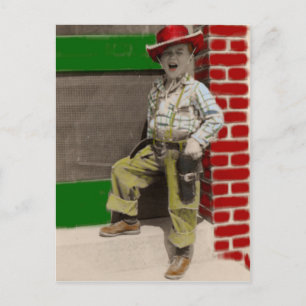 Cowboy Postkarte