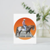 Cowboy Postkarte (Stehend Vorderseite)