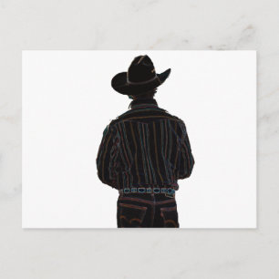 Cowboy Postkarte