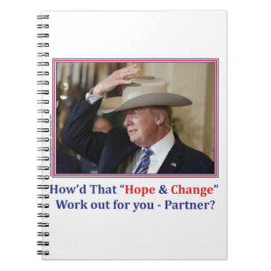 Cowboy Präsident Trump Notizblock