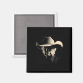 Cowboy-Präsidenten Magnet (Vorderseite/Rückseite)