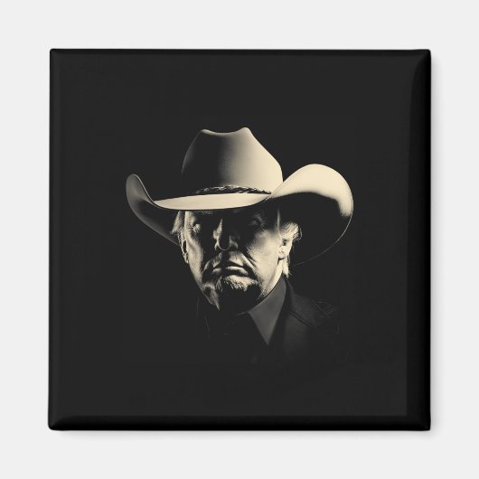 Cowboy-Präsidenten Magnet (Vorne)