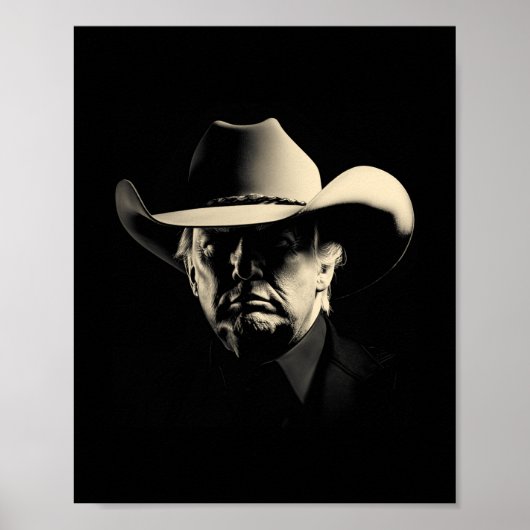 Cowboy-Präsidenten Poster (Vorne)