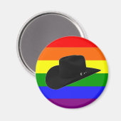 Cowboy Pride Magnet (Vorderseite/Rückseite)