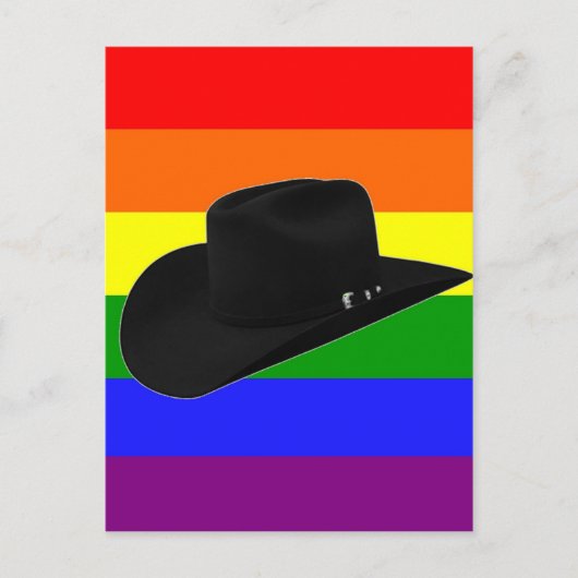 Cowboy Pride Postkarte (Vorderseite)