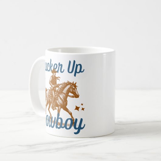 Cowboy-Pucker Kaffeetasse (Vorderseite Links)