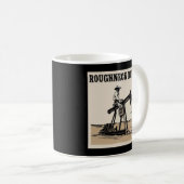 Cowboy Pump Jack Rodeo Design, Western Oilfield Kaffeetasse (VorderseiteRechts)