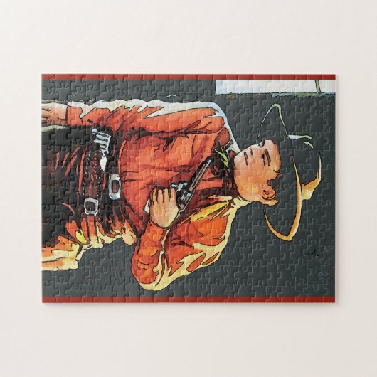 Cowboy Puzzle (Horizontal)