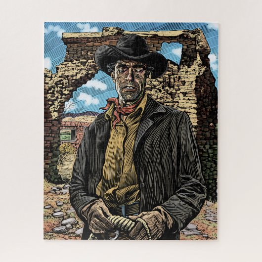 Cowboy-Puzzle Puzzle (Vertikal)