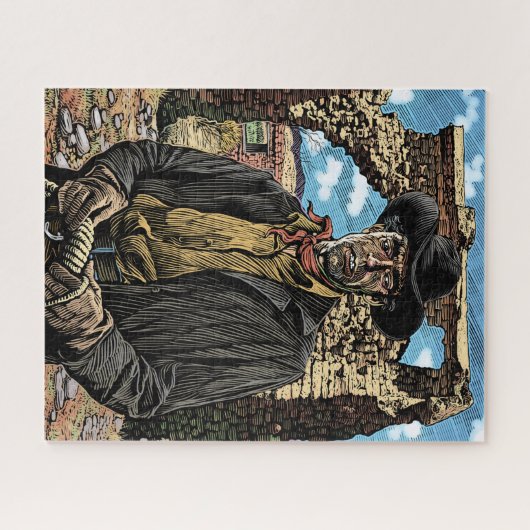 Cowboy-Puzzle Puzzle (Horizontal)