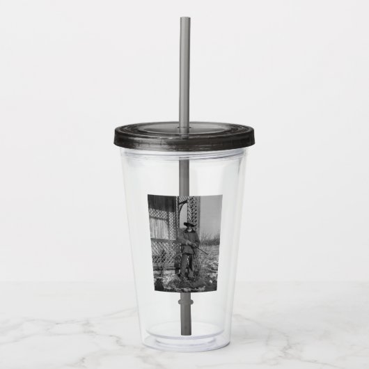 Cowboy Rancher oder kanadischer Gesetzentwurf des Acryltrinkbecher (Vorderseite)