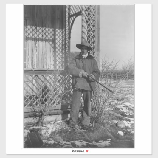 Cowboy Rancher oder kanadischer Gesetzentwurf des Aufkleber (Blatt)