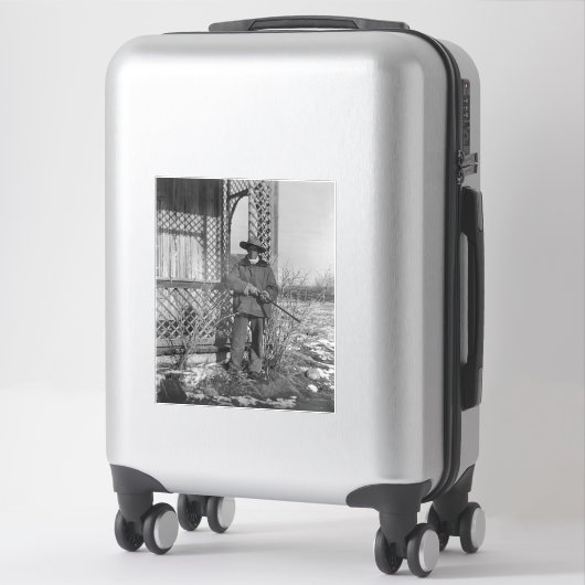 Cowboy Rancher oder kanadischer Gesetzentwurf des Aufkleber (Koffer)