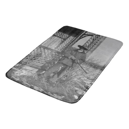 Cowboy Rancher oder kanadischer Gesetzentwurf des Badematte (Schrägansicht)