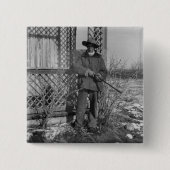 Cowboy Rancher oder kanadischer Gesetzentwurf des  Button (Vorderseite)