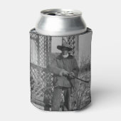 Cowboy Rancher oder kanadischer Gesetzentwurf des Dosenkühler (Kanne Vorderseite)