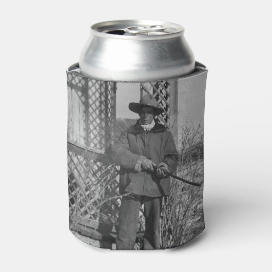 Cowboy Rancher oder kanadischer Gesetzentwurf des Dosenkühler (Kanne Vorderseite)